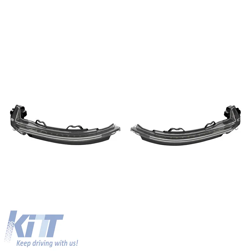 Mirror Led suitable for Audi A4 B9 15+ / A5 F5 17+ Osram Dynamic Canbus Black 2 Pcs