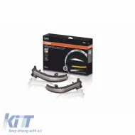 Mirror LED suitable for BMW 1, 2, 3, 4, M4, X1, i3 Osram Dynamic Black/Smoke 2 Pcs-image-6293384