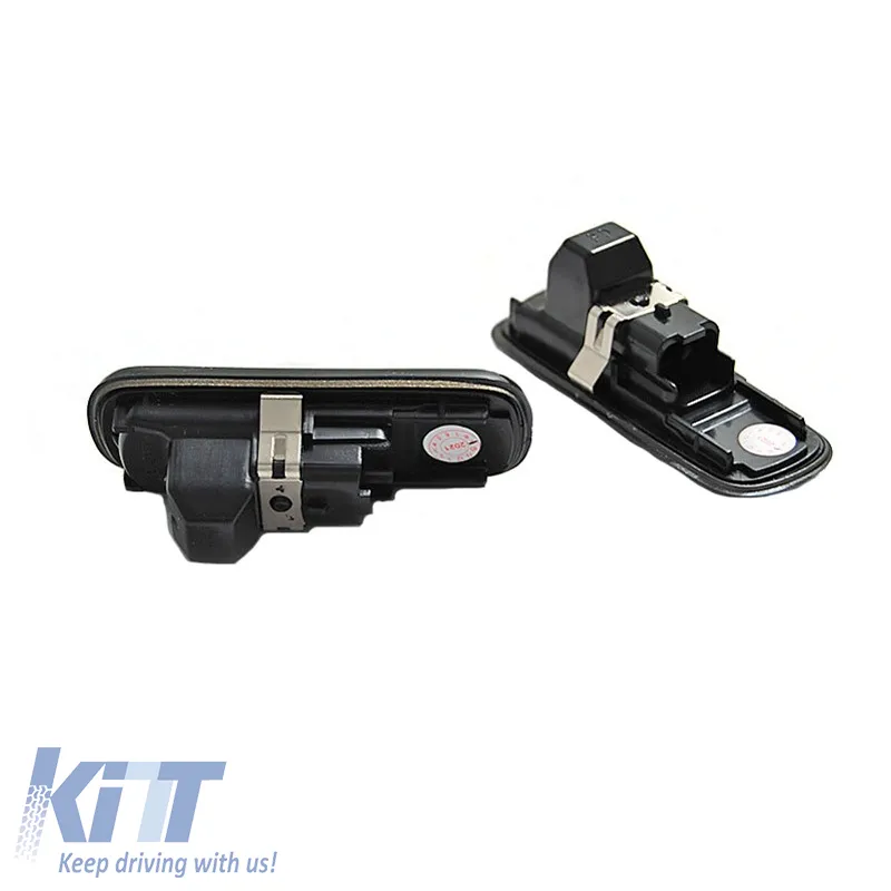 Mirror LED suitable for Citroen C4 04-11 Dynamic LED Canbus Black 2 Pcs