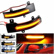 image-43-Mirror Led suitable for Citroen C4 Air Cross 12-15 / Mitsubishi ASX 10-14, L200 05-15, Pajero, Pajero Sport 08+, Outlander 12+ / Peugeot 4008 12-17 Dynamic Led Canbus Black 2 Pcs