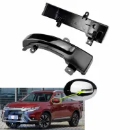 Mirror Led suitable for Citroen C4 Air Cross 12-15 / Mitsubishi ASX 10-14, L200 05-15, Pajero, Pajero Sport 08+, Outlander 12+ / Peugeot 4008 12-17 Dynamic Led Canbus Black 2 Pcs-image-6304264