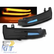 image-18-Mirror LED suitable for Mercedes-Benz W204 / W212 / W176 / W221 / W166 / X204 Dynamic Smoke 2 Pcs