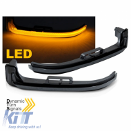 Mirror LED suitable for Peugeot 3008 16- / Peugeot 5008 17- Dynamic Smoke 2 Pcs