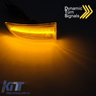 Mirror Led suitable for Renault Megane MK3 08-16, Scenic & Grand Scenic III 09-15, Fluence 09-19, Laguna 07-15 Dynamic Led Smoke 2 Pcs