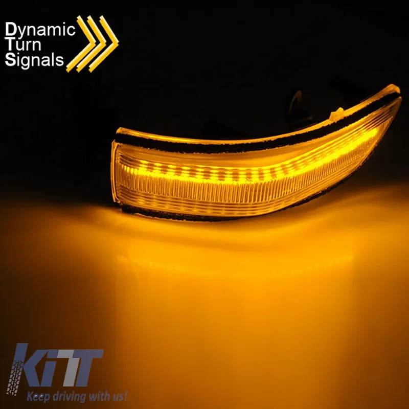Mirror Led suitable for Subaru Forester 11-13, Outback 08-11, Legacy 08-11, Tribeca 08-14 Dynamic Smoke 2 Pcs