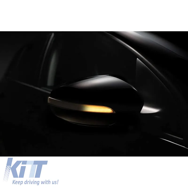 Mirror LED suitable for VW Golf 6 VI 08-12 / Touran 10-15 Osram Dynamic Canbus Black 2 Pcs