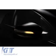 Mirror LED suitable for VW Golf 6 VI 08-12 / Touran 10-15 Osram Dynamic Canbus Black 2 Pcs-image-6293396