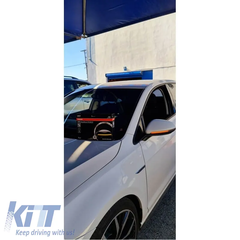 Mirror Led suitable for VW Golf 7 VII / 7.5 FL / Touran II Osram Dynamic Black 2 Pcs