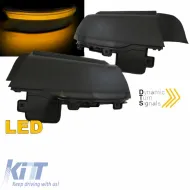 Mirror Led suitable for VW Polo 6R 6C 09-17 Dynamic Canbus Black/Smoke 2 Pcs-image-6293330