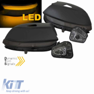 Mirror Led suitable for VW Scirocco 08-14 / Passat B7 10-14 / Passat CC 08-14 / Jetta 6 11-14 / Beetle 11-14 / Eos 11-15 Dynamic Smoke 2 Pcs