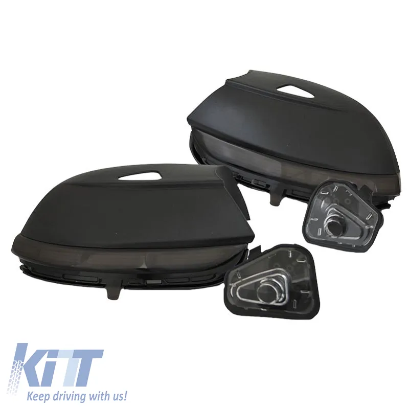 Mirror Led suitable for VW Scirocco 08-14 / Passat B7 10-14 / Passat CC 08-14 / Jetta 6 11-14 / Beetle 11-14 / Eos 11-15 Dynamic Smoke 2 Pcs