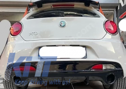 image-27-Mito 955 Renn Heckdiffusor Links + Rechts Einzelauslass Grundiert Fiberglas / 2008-2018