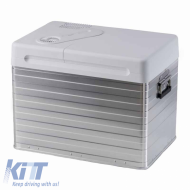Mobicool MQ40A hordozható hűtőláda 39l, alumínium, AC 230V / DC 12V, hűtés: környezeti hőmérséklet alatt 20°C-image-6295282