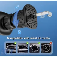 Mobile Holder Magnetic Suitable for Car Air Vents on Mobile Accessories Black 1 Piece-image-6316336