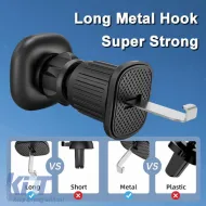 Mobile Holder Magnetic Suitable for Car Air Vents on Mobile Accessories Black 1 Piece-image-6316337