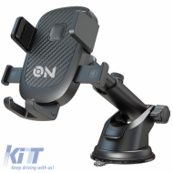 Mobile Holder suitable for Dashboard with Hooks and Adjustable Angle on Mobile Accessories Black 1 Piece