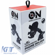 Mobile Holder suitable for Dashboard with Hooks and Adjustable Angle on Mobile Accessories Black 1 Piece