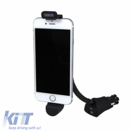Mobile Holder With Automatic Charging Suitable for Car Lighter For iPhone 5 / 5s / 6 / 6s 27885