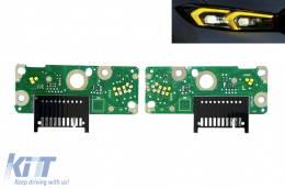 Module patch kit 63 11 5A57073/074(Y) with yellow DRL lights and turn signal in High Version headlight suitable for BMW 3 G20, G21 2023-2025 - ABBMXC6011213