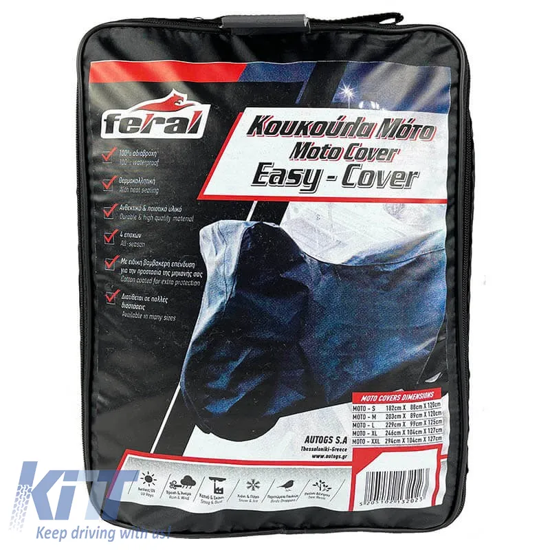 Moto Cover Feral Small 182x89x120cm