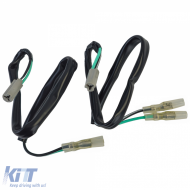 Motorcycle indicator adapter cable for various Suzuki and Yamaha models