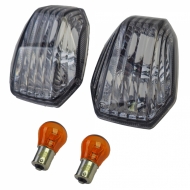 Motorcycle Indicator Insert Pair Rear Tinted for Kawasaki ER-6F ABS ER-6N ABS - ODSKMO1053