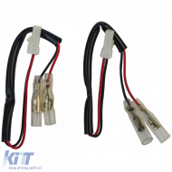 Motorcycle LED Halogen Indicator Adapter Cable Pair