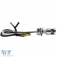 Motorcycle LED license plate light illumination mini chrome aluminum universal-image-6258525