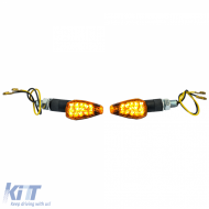 image-37-Motorcycle LED Mini Turn Signal Peak Universal Mini Indicator Black with E-Mark