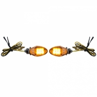 image-18-Motorcycle LED Mini Turn Signals Custom Drop Style Mini Indicators Chrome with E-Mark