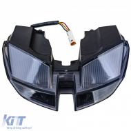 Motorcycle LED Tail Light Black for Ducati Hypermotard Hyperstrada - ODTLF6025629