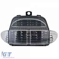 Motorcycle LED Tail Light Clear Glass Black for Honda CBR 900 RR Fireblade SC33 - ODTLH6025436