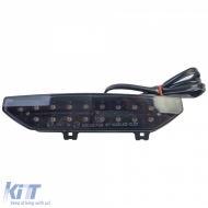 Motorcycle LED Tail Light Clear Glass Smoke for Kawasaki Ninja ZX-6R 07-08 - ODTLK6027100