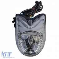 Motorcycle LED taillight indicator chrome clear lens for Yamaha XVS 950 Midnight Star - ODTLY6025565