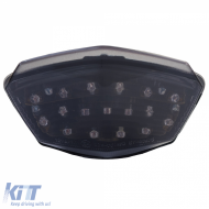 Motorcycle LED taillight smoke black tinted for Kawasaki Ninja 250R EX250 08-11 - ODTLK6025505