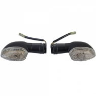 Motorcycle LED Turn Signals White Clear for Yamaha FZ1 FZ6 FZ8 MT 07 09 TDM XJ6 YZF - ODLTMO0443