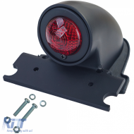 Motorcycle LED Universal Sparto Taillight Black Retro Harley Chopper - ODTLJ6025520