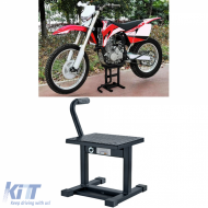 Motorcycle Stand Lift Platform Jack Stand Enduro up to 130kg Black