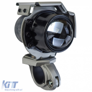 image-4-Motorcycle Universal H1 Projector Auxiliary Headlight High Beam Left