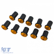 Motorcycle Windshield Screws Fairing Screen Screw Set Aluminum M5 Gold - ODCAAR6015159