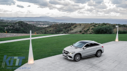 Motorhaube für Mercedes GLE SUV W166 2015-2018 Coupé C292 2015-2019 C63 Look-image-6070297