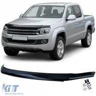 image-63-Motorhaube Schutz Steinschlagschutz Schwarz Glänzend geeignet für VW Amarok 2010-2016
