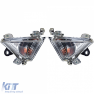 image-39-Motorrad Blinker Gehäuse Frontblinker Klare Linse geeignet für Kawasaki Ninja ZX10R 04-05