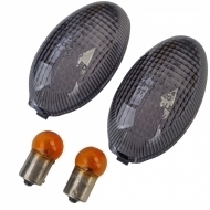 image-29-Motorrad-Blinkerglas Blinkergläser schwarz getönt geeignet für Ducati Monster / Victory
