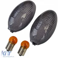 image-78-Motorrad-Blinkerlinse Blinkerlinsen schwarz getönt geeignet für Ducati Monster / Victory