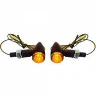 image-24-Motorrad LED Mini Blinker Bullet Aluminium Mini Indikator Schwarz mit E-Mark