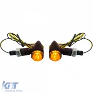 image-7-Motorrad LED Mini Blinker Bullet Aluminium Mini Indikator Schwarz mit E-Mark