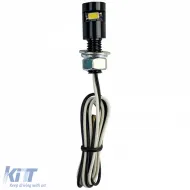 Motorrad LED-Nummernschildbeleuchtung Mini Schwarz Aluminium Universal-image-6258696