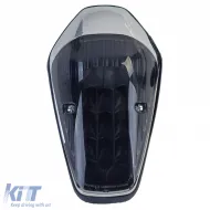 image-48-Motorrad LED-Rücklicht Schwarz Rauch Klarlinse geeignet für Honda VTX 1300 1800 02-08