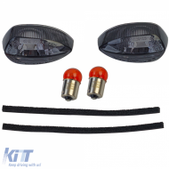 image-55-Motorradblinker-Einsatz rauchig getönt inkl. Glühbirnen, geeignet für Yamaha FZ8 / R1 / R6